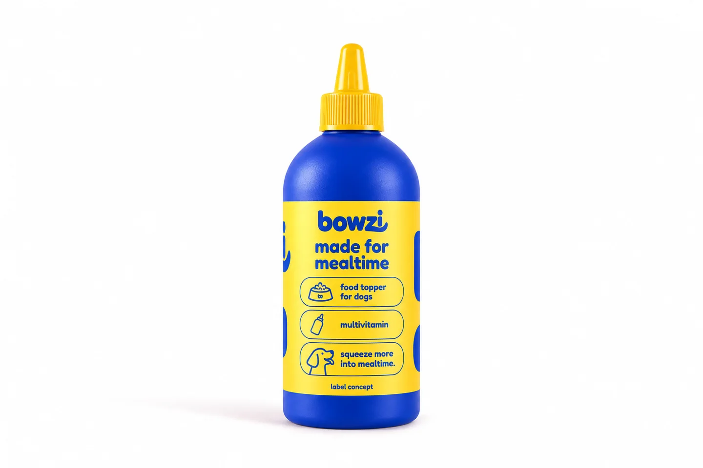 Bowzi brand side label concept