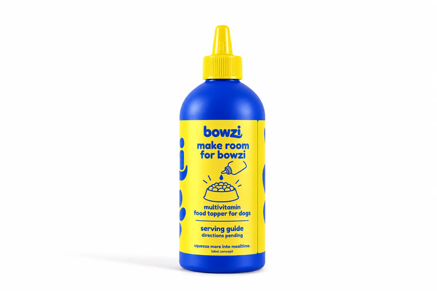 Bowzi serving side label concept